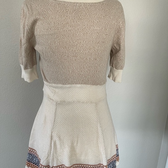 Free People M light weight knit tunic sleeves top - Picture 3 of 6
